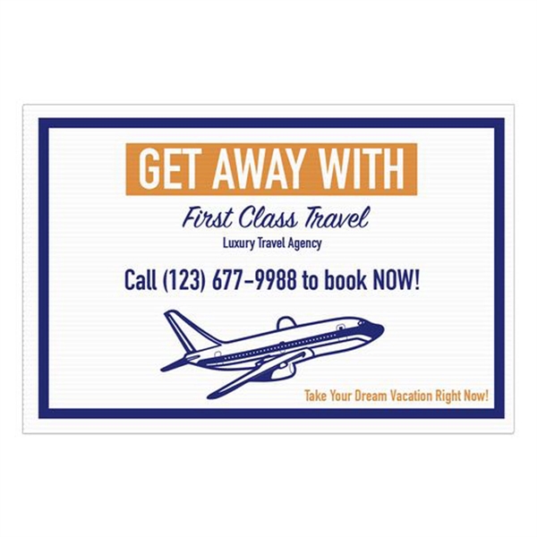 24" x 36" Format Stock Size Corrugated Plastic Sign- 1 Sided - 24" x 36" Format Stock Size Corrugated Plastic Sign- 1 Sided - Image 0 of 0