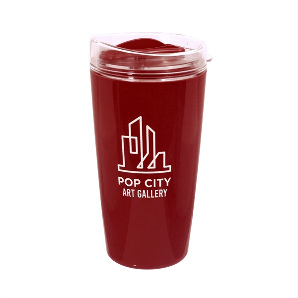 16 oz. Thumb Slide Coffee Tumbler w/ 1 Color Imprint - 16 oz. Thumb Slide Coffee Tumbler w/ 1 Color Imprint - Image 8 of 9