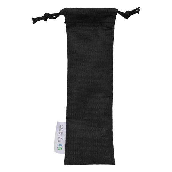 Bamboo Utensils with RPET Pouch - Bamboo Utensils with RPET Pouch - Image 1 of 2
