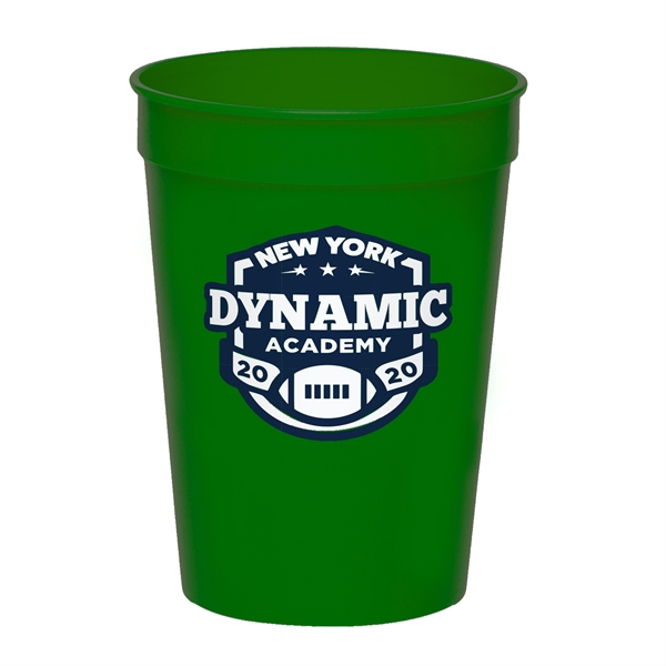 12 oz. Fanatic Plastic Stadium Cups w/ 1 Color Imprint - 12 oz. Fanatic Plastic Stadium Cups w/ 1 Color Imprint - Image 18 of 28