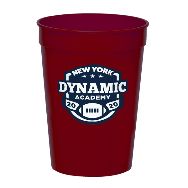 12 oz. Fanatic Plastic Stadium Cups w/ 1 Color Imprint - 12 oz. Fanatic Plastic Stadium Cups w/ 1 Color Imprint - Image 20 of 28