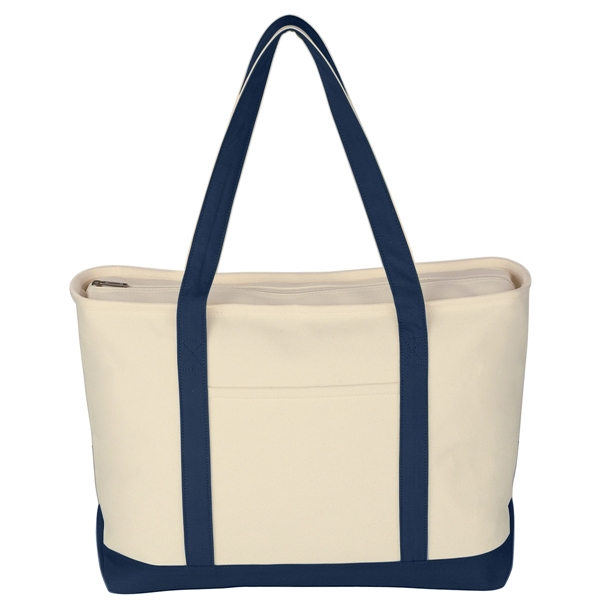 Large Starboard Cotton Canvas Tote Bag - Large Starboard Cotton Canvas Tote Bag - Image 14 of 48