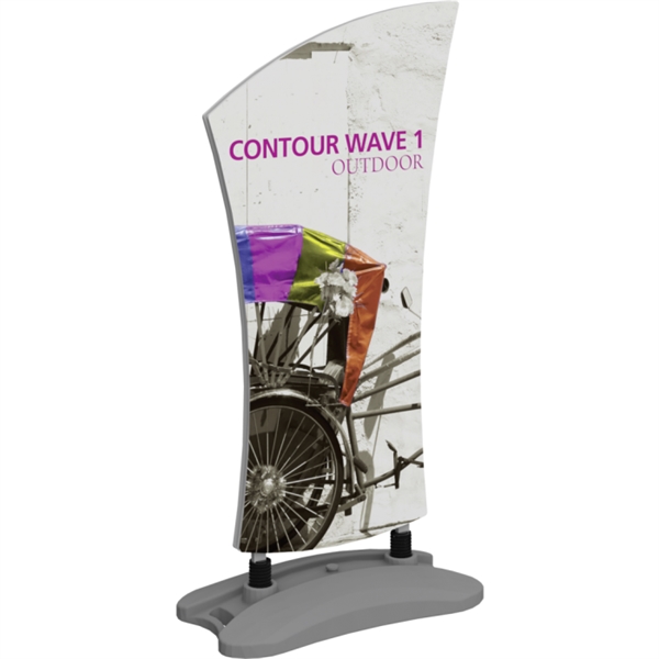 Contour Double-Sided Outdoor Sign Wave 1 - Water Base - Contour Double-Sided Outdoor Sign Wave 1 - Water Base - Image 0 of 0