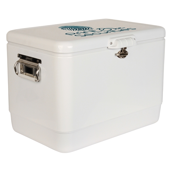 Coleman 54 Quart Steel Belted® Cooler - White - Coleman 54 Quart Steel Belted® Cooler - White - Image 1 of 2