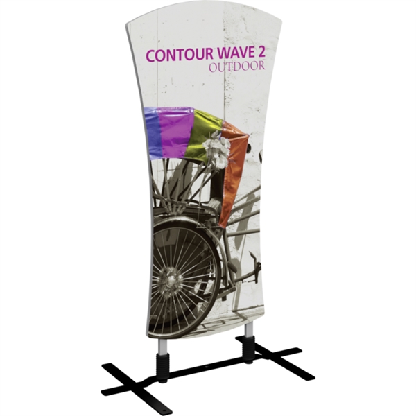 Contour Double-Sided Outdoor Sign Wave 2 - Plate Base - Contour Double-Sided Outdoor Sign Wave 2 - Plate Base - Image 0 of 0