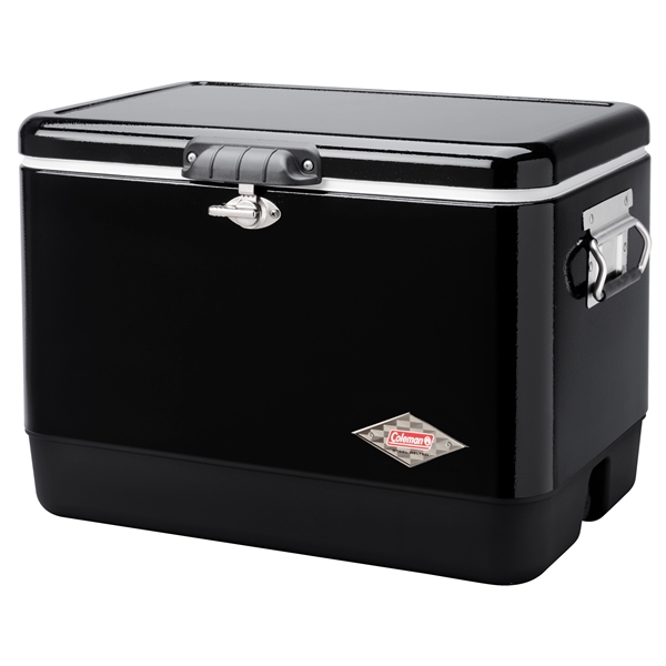 Coleman 54 Quart Steel Belted® Cooler - Gloss Black - Coleman 54 Quart Steel Belted® Cooler - Gloss Black - Image 4 of 4
