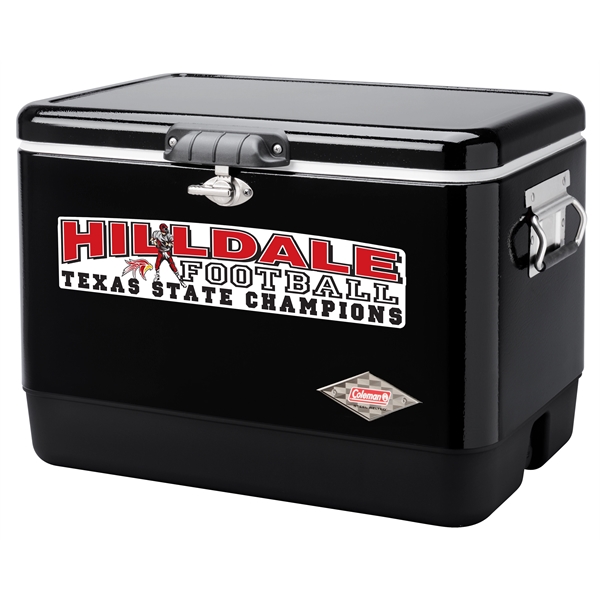 Coleman 54 Quart Steel Belted® Cooler - Gloss Black - Coleman 54 Quart Steel Belted® Cooler - Gloss Black - Image 1 of 4