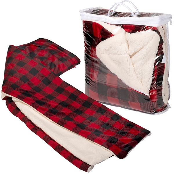 Micro Mink Sherpa Blanket - Micro Mink Sherpa Blanket - Image 4 of 10