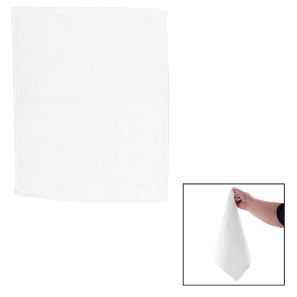 Hemmed Cotton Rally Towel (15x18) - Hemmed Cotton Rally Towel (15x18) - Image 6 of 6