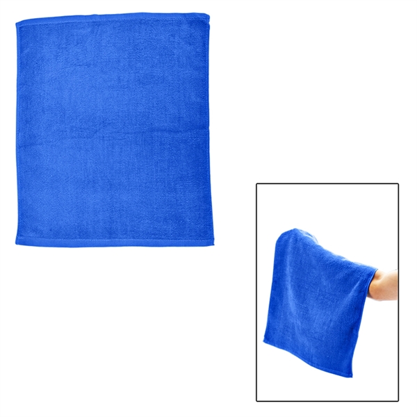 Hemmed Cotton Rally Towel (15x18) - Hemmed Cotton Rally Towel (15x18) - Image 2 of 6