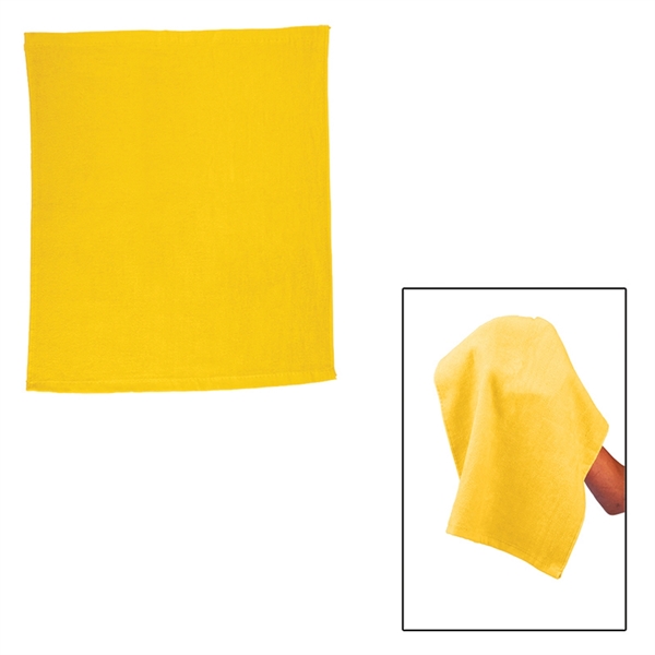 Hemmed Cotton Rally Towel (15x18) - Hemmed Cotton Rally Towel (15x18) - Image 3 of 6