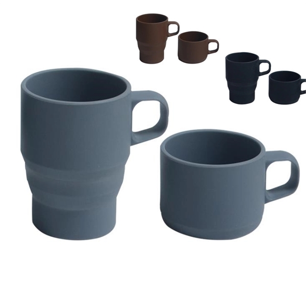 10 oz Foldable Coffee Mug - 10 oz Foldable Coffee Mug - Image 0 of 2