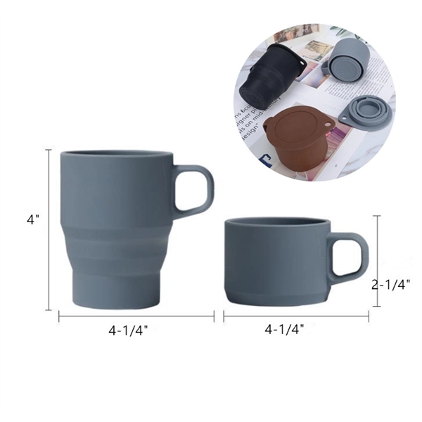 10 oz Foldable Coffee Mug - 10 oz Foldable Coffee Mug - Image 1 of 2