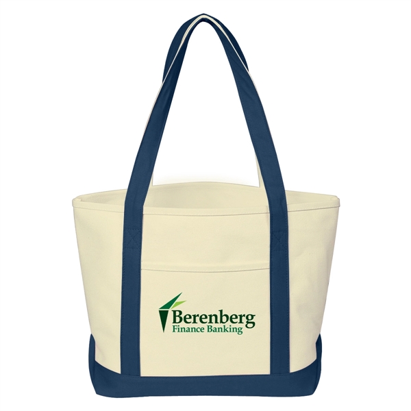 Medium Starboard Cotton Canvas Tote Bag - Medium Starboard Cotton Canvas Tote Bag - Image 19 of 36