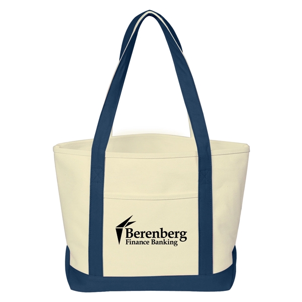 Medium Starboard Cotton Canvas Tote Bag - Medium Starboard Cotton Canvas Tote Bag - Image 15 of 36