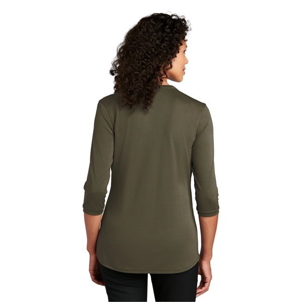 Port Authority Women's UV Choice Pique Henley - Port Authority Women's UV Choice Pique Henley - Image 6 of 30