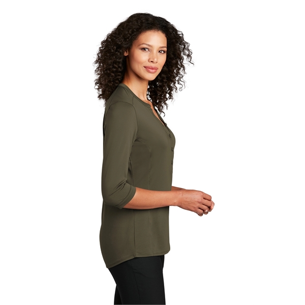 Port Authority Women's UV Choice Pique Henley - Port Authority Women's UV Choice Pique Henley - Image 7 of 30