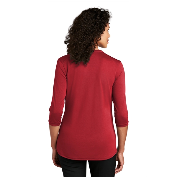Port Authority Women's UV Choice Pique Henley - Port Authority Women's UV Choice Pique Henley - Image 11 of 30