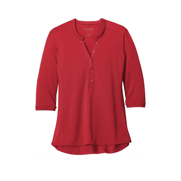 Port Authority Women's UV Choice Pique Henley - Port Authority Women's UV Choice Pique Henley - Image 13 of 30