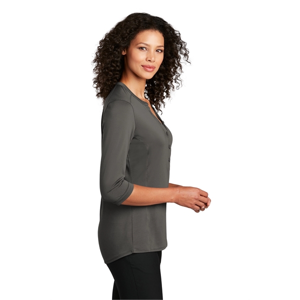 Port Authority Women's UV Choice Pique Henley - Port Authority Women's UV Choice Pique Henley - Image 16 of 30