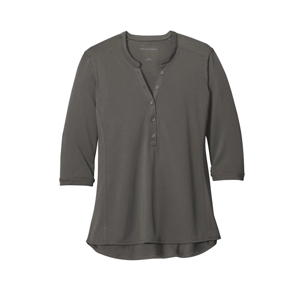 Port Authority Women's UV Choice Pique Henley - Port Authority Women's UV Choice Pique Henley - Image 17 of 30