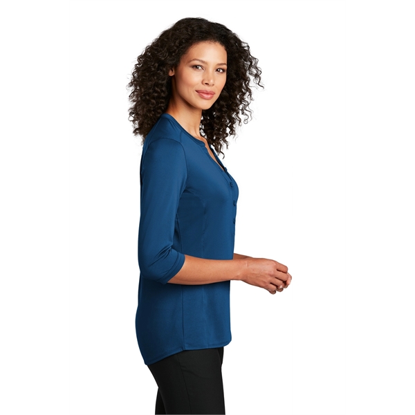 Port Authority Women's UV Choice Pique Henley - Port Authority Women's UV Choice Pique Henley - Image 20 of 30
