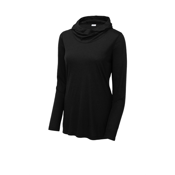 Sport-Tek Women's PosiCharge Tri-Blend Wicking Long Sleev... - Sport-Tek Women's PosiCharge Tri-Blend Wicking Long Sleev... - Image 4 of 25