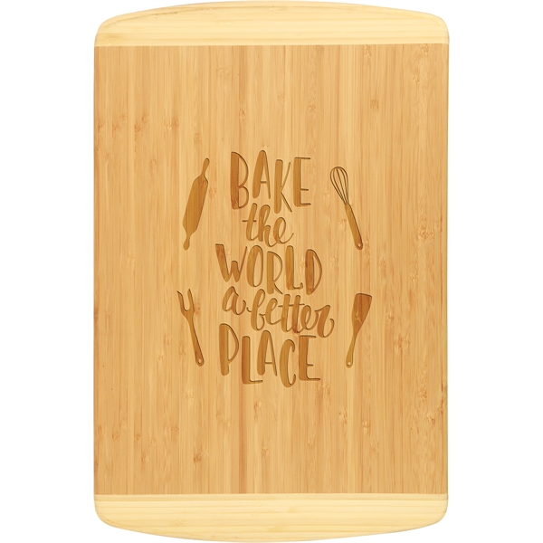 Natural Maple & Bamboo Cutting Board - Natural Maple & Bamboo Cutting Board - Image 1 of 1