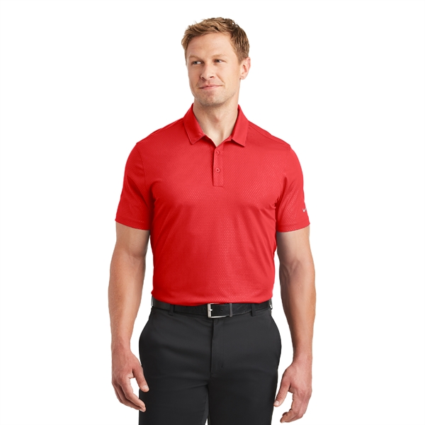 Nike Dri-FIT Embossed Tri-Blade Polo - Nike Dri-FIT Embossed Tri-Blade Polo - Image 4 of 6