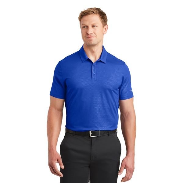 Nike Dri-FIT Embossed Tri-Blade Polo - Nike Dri-FIT Embossed Tri-Blade Polo - Image 1 of 6