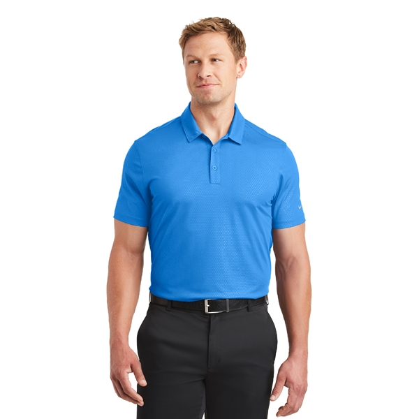 Nike Dri-FIT Embossed Tri-Blade Polo - Nike Dri-FIT Embossed Tri-Blade Polo - Image 5 of 6