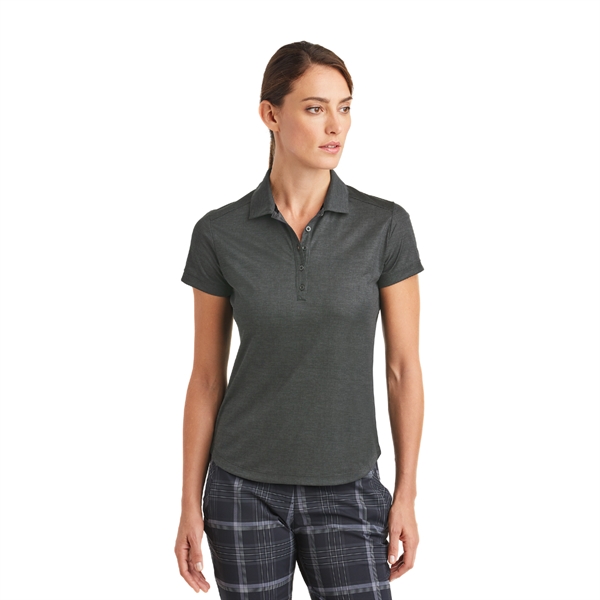 Nike Ladies Dri-FIT Crosshatch Polo - Nike Ladies Dri-FIT Crosshatch Polo - Image 2 of 4