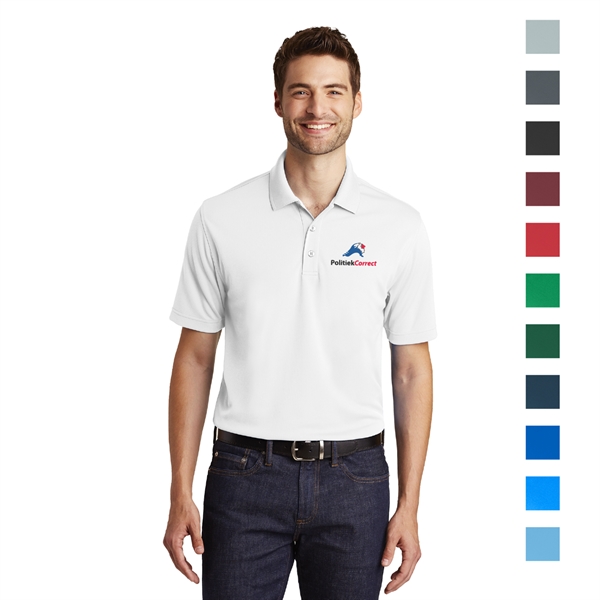 Port Authority® Dry Zone® UV Embroidered Micro-Mesh Polo