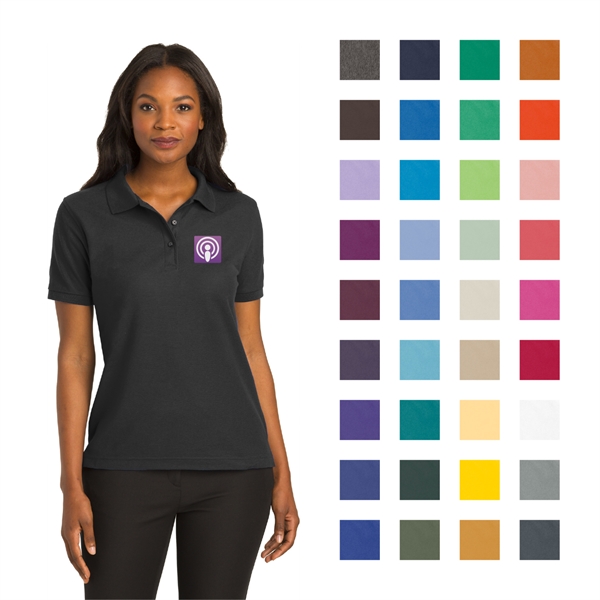 Port Authority® Ladies Silk Touch™ Polo - Port Authority® Ladies Silk Touch™ Polo - Image 0 of 37