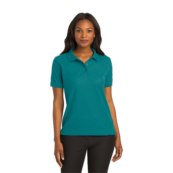 Port Authority® Ladies Silk Touch™ Polo - Port Authority® Ladies Silk Touch™ Polo - Image 15 of 37