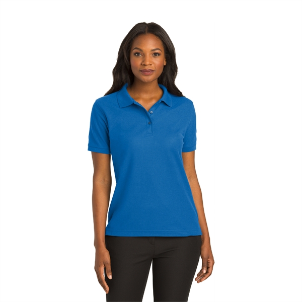 Port Authority® Ladies Silk Touch™ Polo - Port Authority® Ladies Silk Touch™ Polo - Image 9 of 37