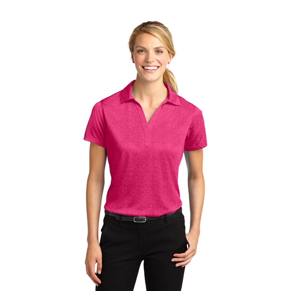 Sport-Tek® Women's Heather Contender™ Polo - Sport-Tek® Women's Heather Contender™ Polo - Image 9 of 12