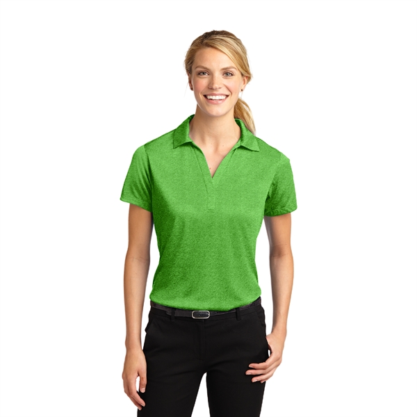 Sport-Tek® Women's Heather Contender™ Polo - Sport-Tek® Women's Heather Contender™ Polo - Image 6 of 12