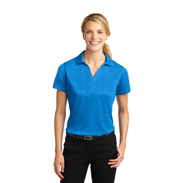 Sport-Tek® Women's Heather Contender™ Polo - Sport-Tek® Women's Heather Contender™ Polo - Image 4 of 12