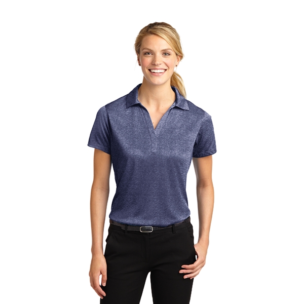 Sport-Tek® Women's Heather Contender™ Polo - Sport-Tek® Women's Heather Contender™ Polo - Image 1 of 12