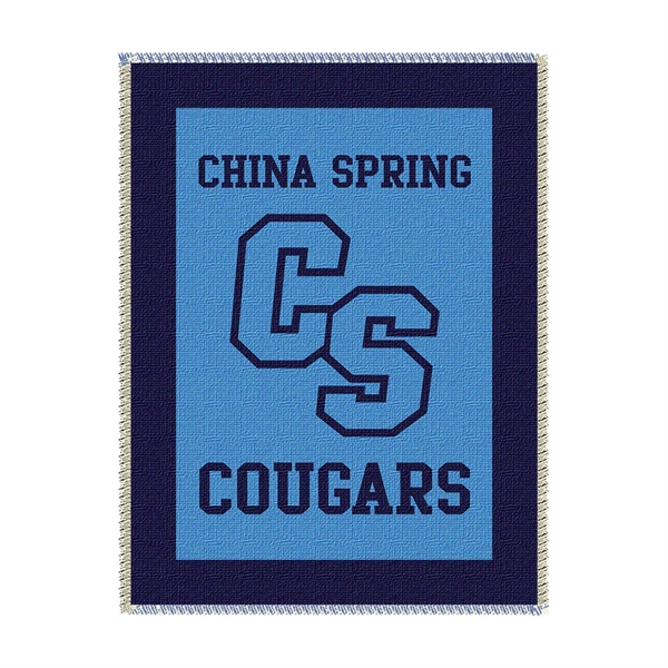Custom 2-Layer CottonWeave™ Throw Blanket, USA-made. Size M. - Custom 2-Layer CottonWeave™ Throw Blanket, USA-made. Size M. - Image 3 of 7