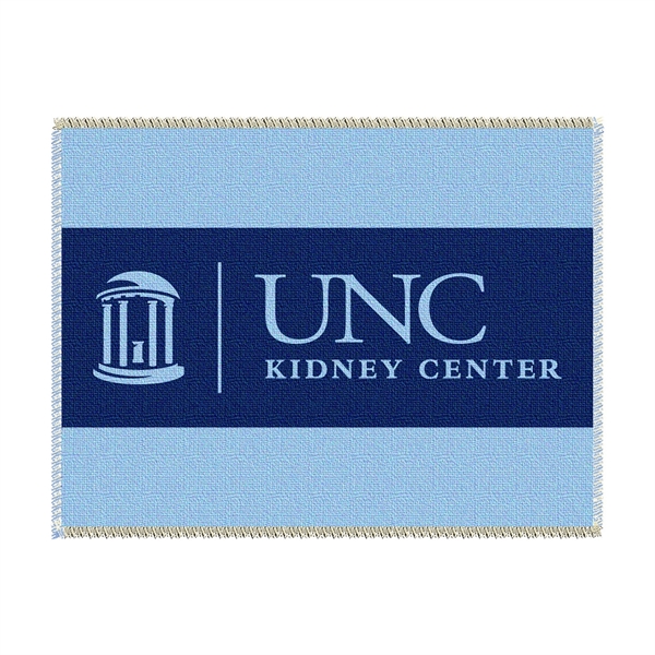 Custom 2-Layer CottonWeave™ Throw Blanket, USA-made. Size M. - Custom 2-Layer CottonWeave™ Throw Blanket, USA-made. Size M. - Image 4 of 7