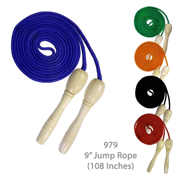 Closeout !... Wood Jump Rope 9 Feet Long (108") - Closeout !... Wood Jump Rope 9 Feet Long (108") - Image 2 of 6