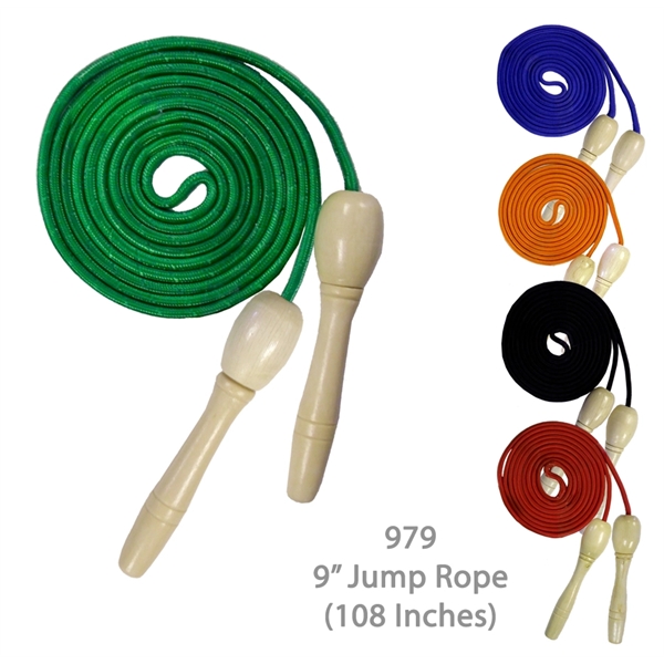 Closeout !... Wood Jump Rope 9 Feet Long (108") - Closeout !... Wood Jump Rope 9 Feet Long (108") - Image 3 of 6