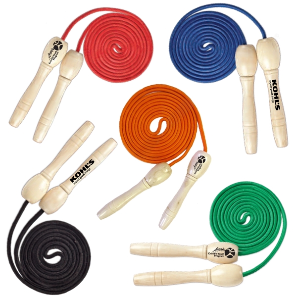 Closeout !... Wood Jump Rope 9 Feet Long (108") - Closeout !... Wood Jump Rope 9 Feet Long (108") - Image 0 of 6