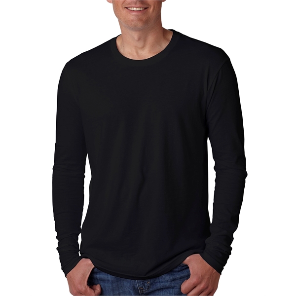 Next Level Apparel Men's Cotton Long-Sleeve Crew - Next Level Apparel Men's Cotton Long-Sleeve Crew - Image 30 of 87