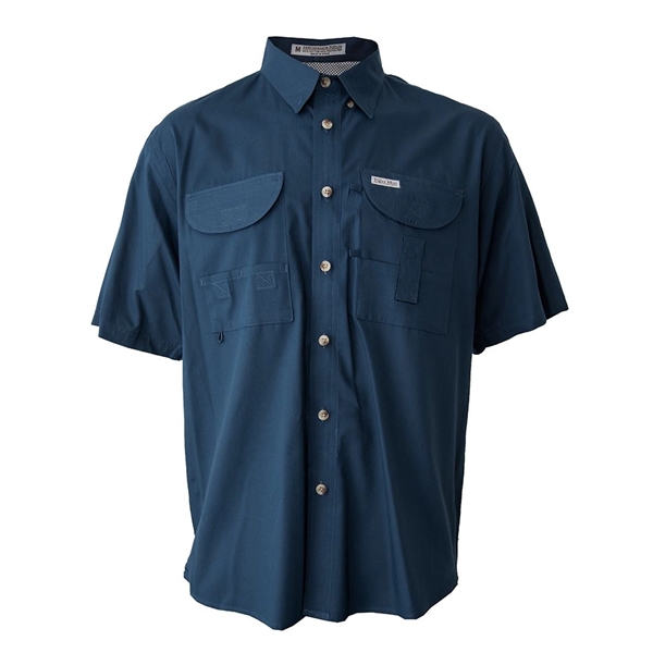 100% Polyester Short Sleeve Fishing Shirt - 100% Polyester Short Sleeve Fishing Shirt - Image 10 of 12