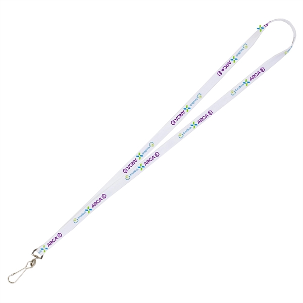 3/8" Super Soft Polyester Multi-Color Sublimation Lanyard