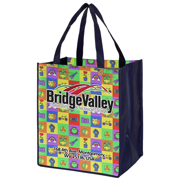 13" x 15" x 10" - GROVE Full Color Import Tote Bag