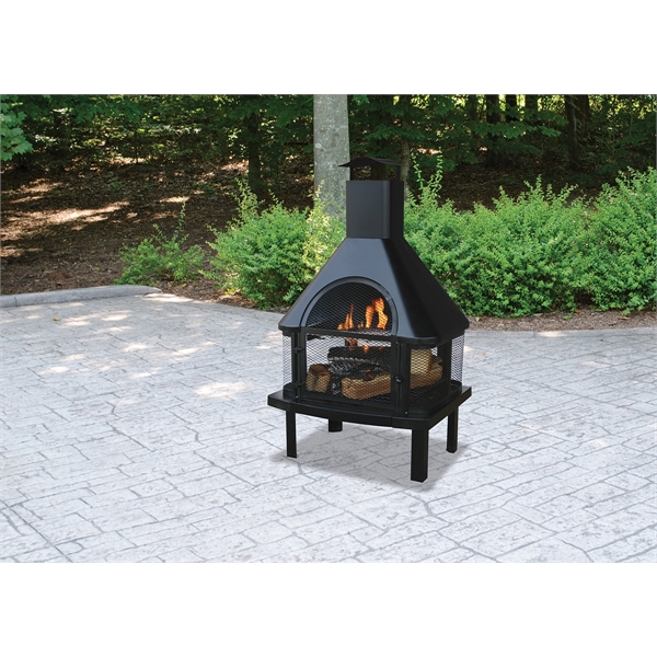 Endless Summer - Black Wood Burning Outdoor Fire Pit - Endless Summer - Black Wood Burning Outdoor Fire Pit - Image 1 of 1